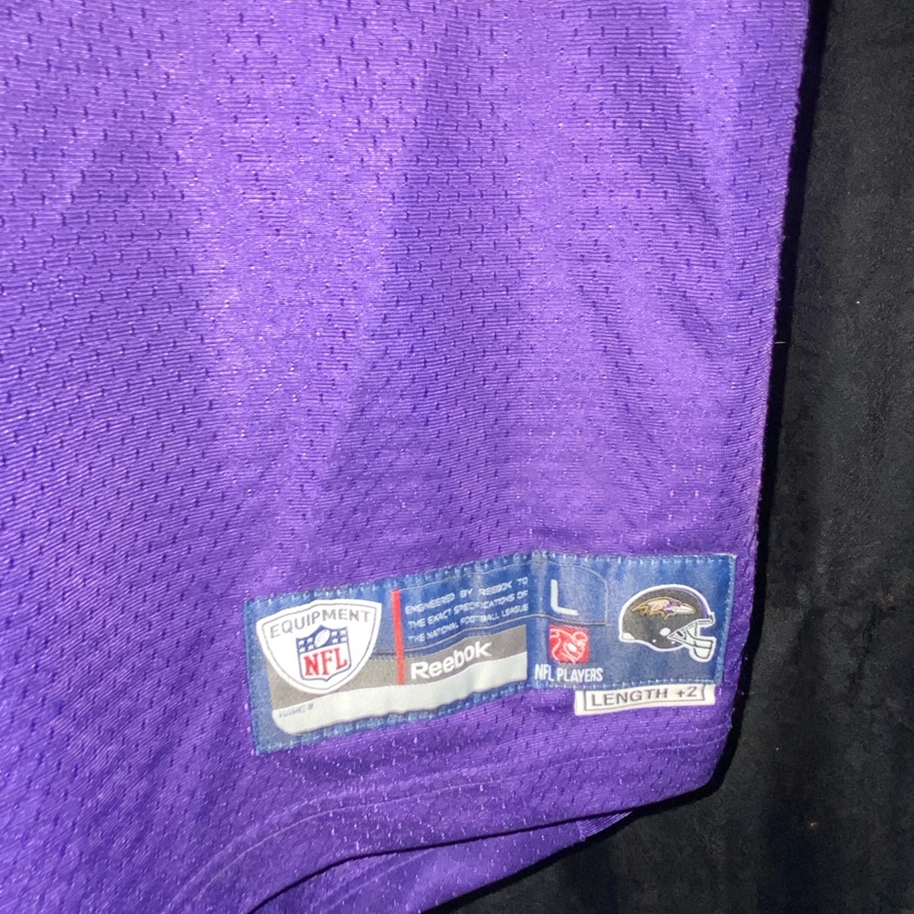 Reebok Purple and Black NFL Jersey - Picture 5 of 7